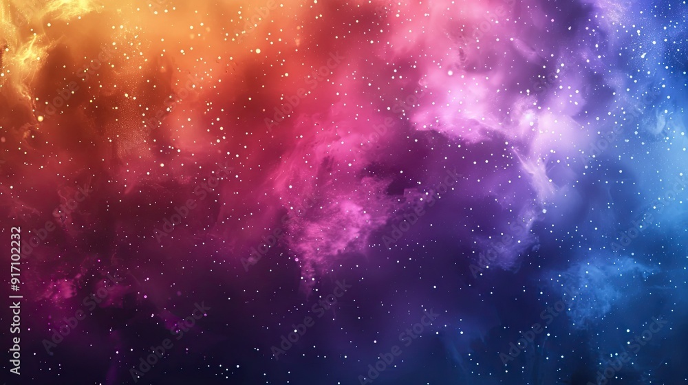 Obraz premium vector, gradient, beautiful, galaxy colors