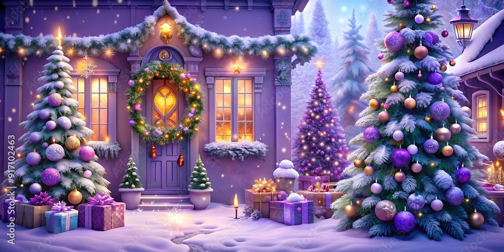 christmas tree in the night christmas tree in the night