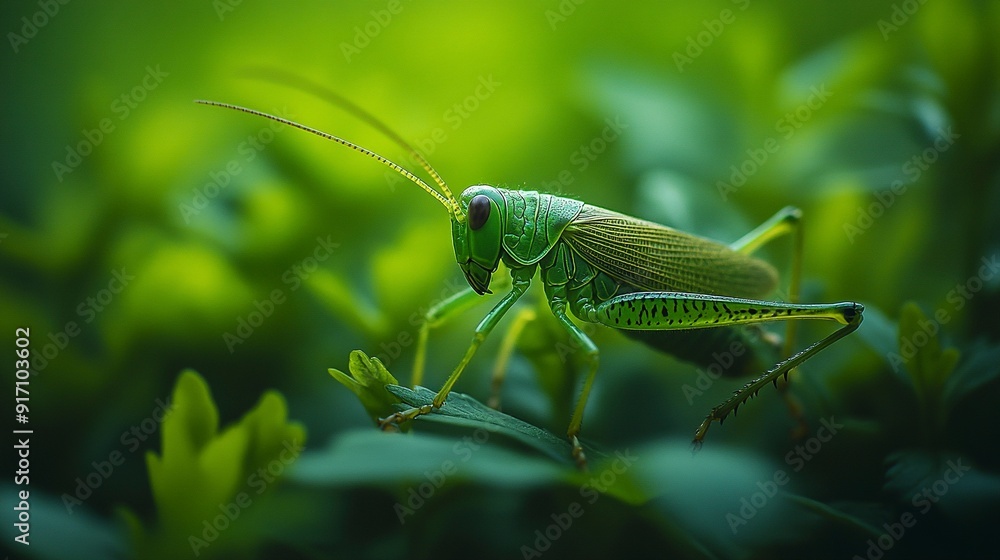 Grasshopper Macro Close Up