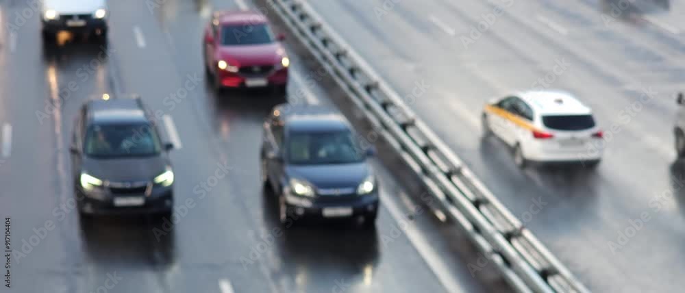 traffic on the highway traffic on the highway