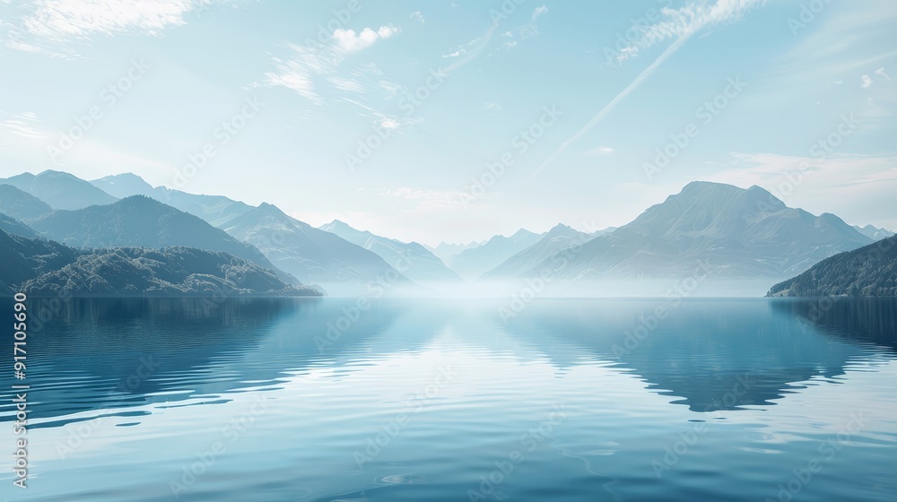 lake view surrounded by beautiful mountains. poster, wallpaper, travel lake view surrounded by beautiful mountains. poster, wallpaper, travel
