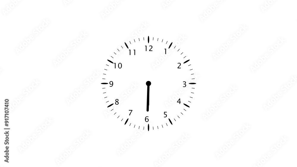 Moving digital clock icon animation. Moving digital clock icon animation.