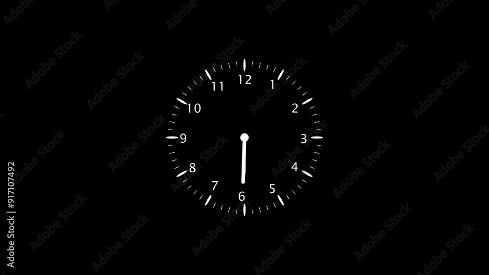 Moving digital clock icon animation. Moving digital clock icon animation.