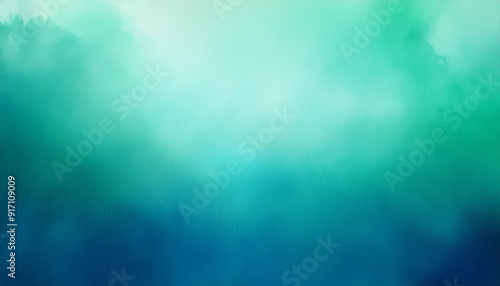 Vibrant Gradient of Oceanic Blues and Aquatic Greens in Textured Background