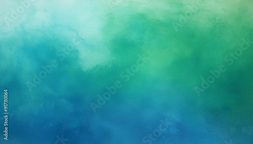 Vibrant Gradient of Oceanic Blues and Aquatic Greens in Textured Background