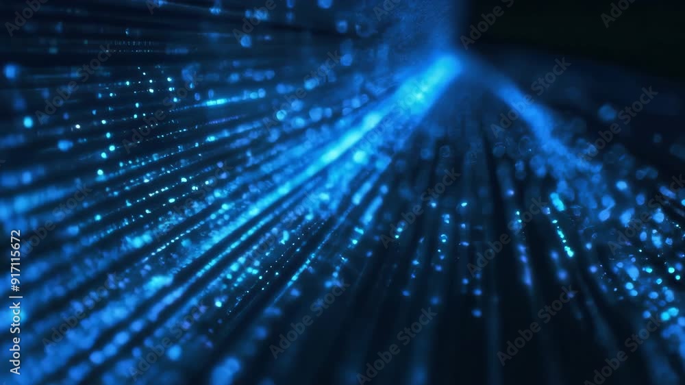 A mesmerizing blue light trail creating a digital atmosphere, perfect for technology and abstract themes. A mesmerizing blue light trail creating a digital atmosphere, perfect for technology and abstract themes.