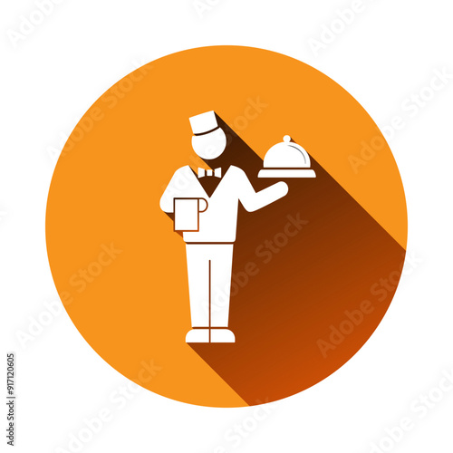 Waiter icon template