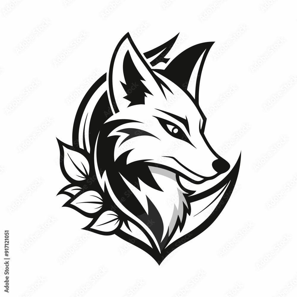 Obraz premium wolf head icon