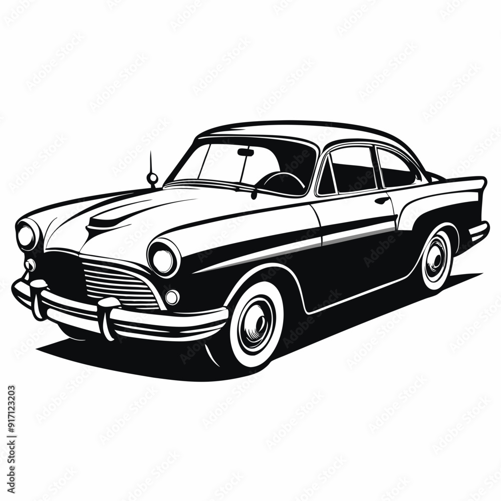 Fototapeta premium car isolated on white