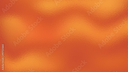 Metallic orange foil texture background, cmyk color, perfect for printing. Vector illustration