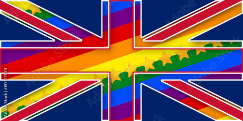 creative abstract flag of G...