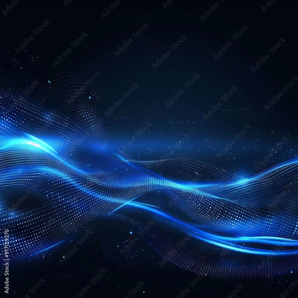 beautiful abstract wave technology background with blue light digital effect corporate concept beautiful abstract wave technology background with blue light digital effect corporate concept