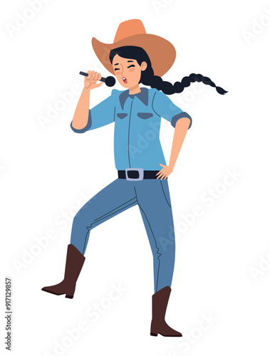 cowgirl singer country music festival