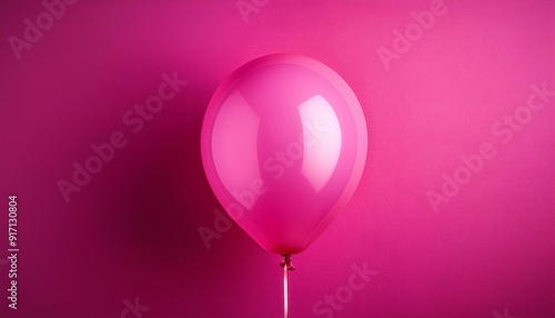 Obraz na płótnie pink balloon on a pink backdrop w salonie