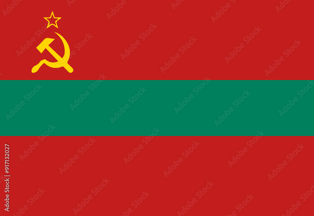 Naklejka premium transnistria flag illustrator country flags