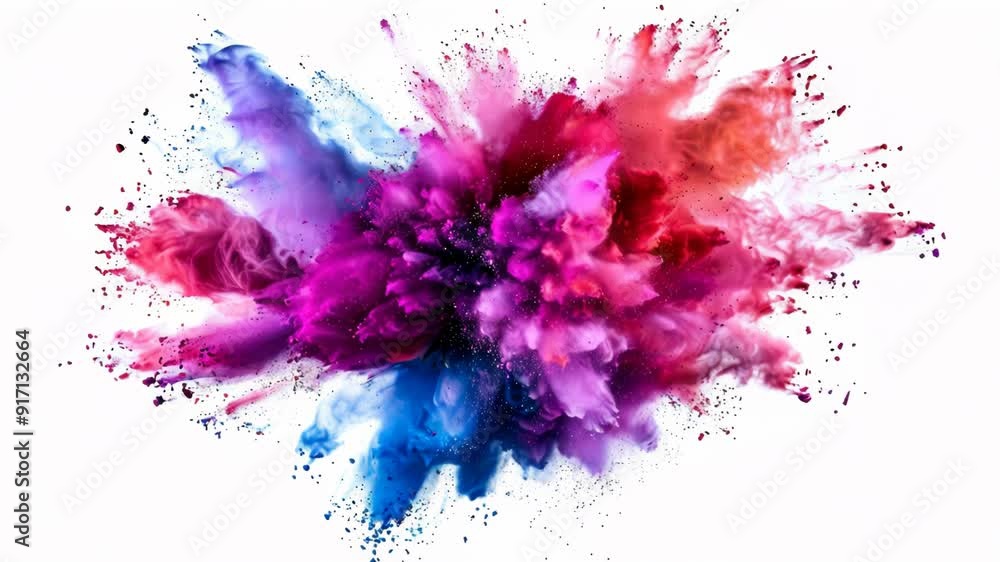 Explosion of Colorful Paint Splashes Explosion of Colorful Paint Splashes