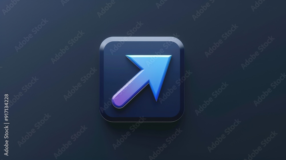Design an arrow icon for a navigation app. What design features ensure it is easily recognizable and user-friendly Design an arrow icon for a navigation app. What design features ensure it is easily recognizable and user-friendly