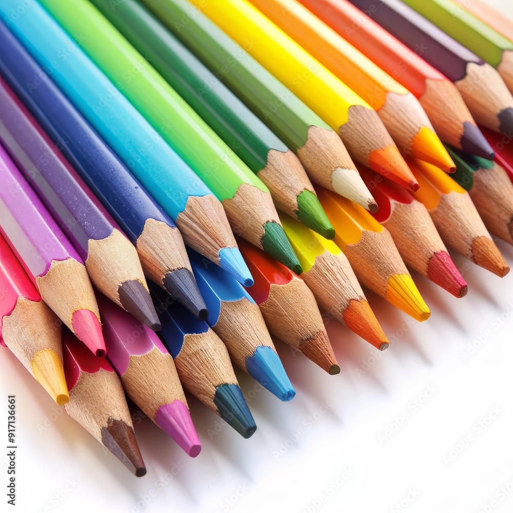 Colorful Pencils Close-up, Art Supplies, Creativity, Drawing, Inspiration, Color Palette Colorful Pencils Close-up, Art Supplies, Creativity, Drawing, Inspiration, Color Palette