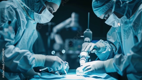 Imagine a futuristic technology that enables remote surgery performed by robotic hands controlled by skilled surgeons from thousands of miles away.  photo