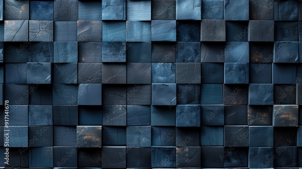 Futurism, ceramic tile polished wall background, 3D ceramic tile wallpaper with black geometric patterns. 3D rendering Futurism, ceramic tile polished wall background, 3D ceramic tile wallpaper with black geometric patterns. 3D rendering