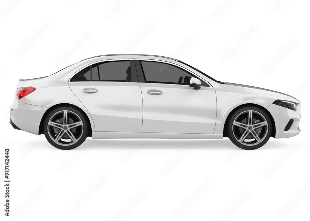 Sedan Car Isolated Sedan Car Isolated