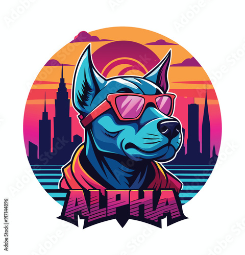 Stylish T-Shirt design with Colorful element