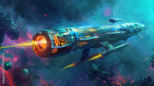 Wallpaper Mural modern and luxurious submarine Torontodigital.ca