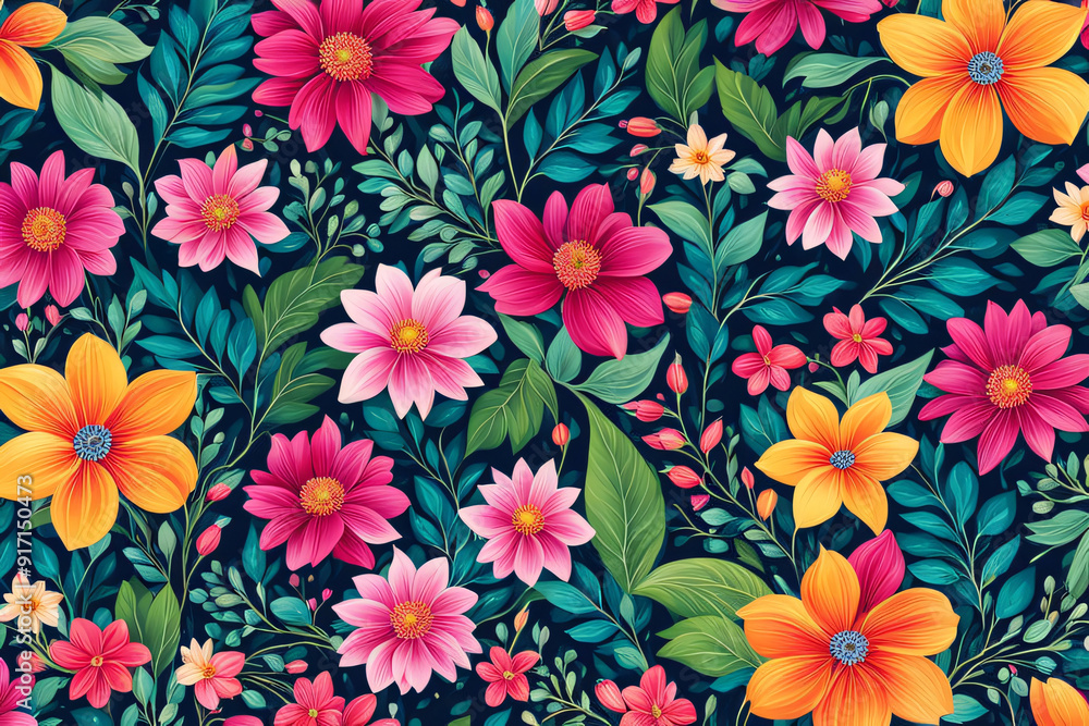 seamless floral pattern seamless floral pattern