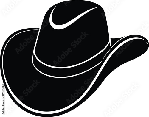 illustration of a hat. cowboy hat