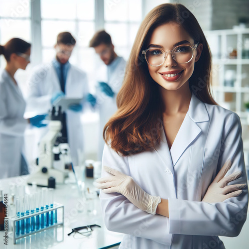 Female doctor in uniform