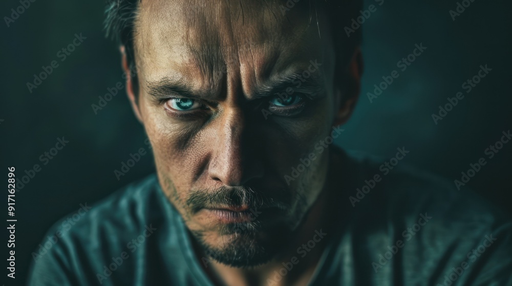 A man with a serious expression on his face. A man with a serious expression on his face.