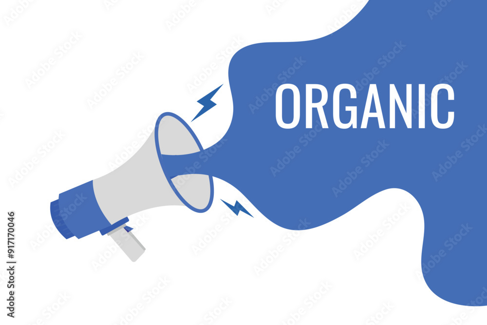 organic button, banner, label, template for website. organic text with colorful megaphone icon
organic button, banner, label, template for website. organic text with colorful megaphone icon
