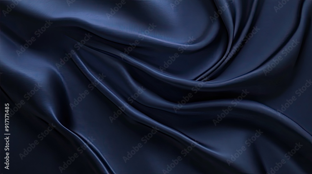 Fototapeta premium Classic navy blue background with a rich, deep hue and a smooth surface