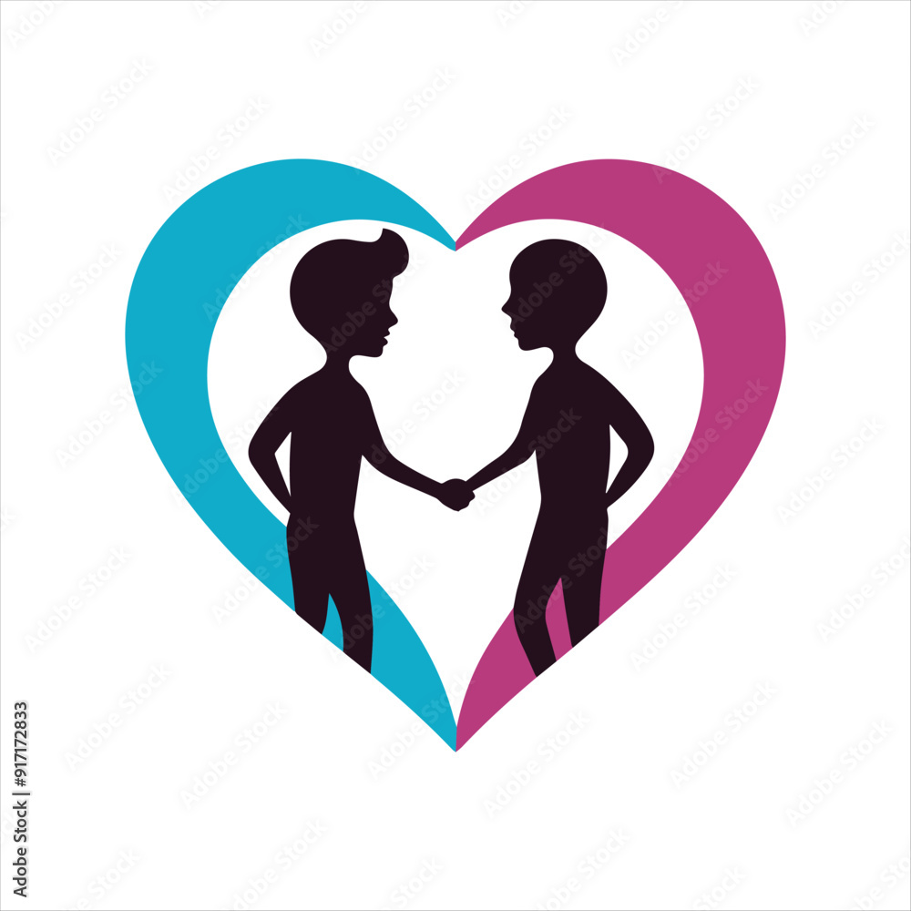Two Friends Handshake Symbol of Friendship and Collaboration in Vector Art Two Friends Handshake Symbol of Friendship and Collaboration in Vector Art