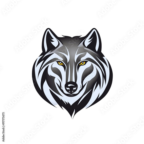 Wallpaper Mural logo full HD PNG design of wolf and LION Torontodigital.ca