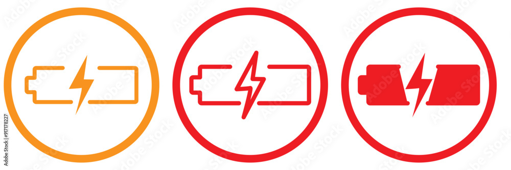 Battery icon vector for web and mobile app. battery charging sign and symbol. battery charge level Battery icon vector for web and mobile app. battery charging sign and symbol. battery charge level