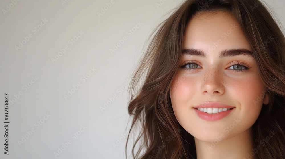 A teenager radiates joy with a genuine smile and expressive eyes A teenager radiates joy with a genuine smile and expressive eyes