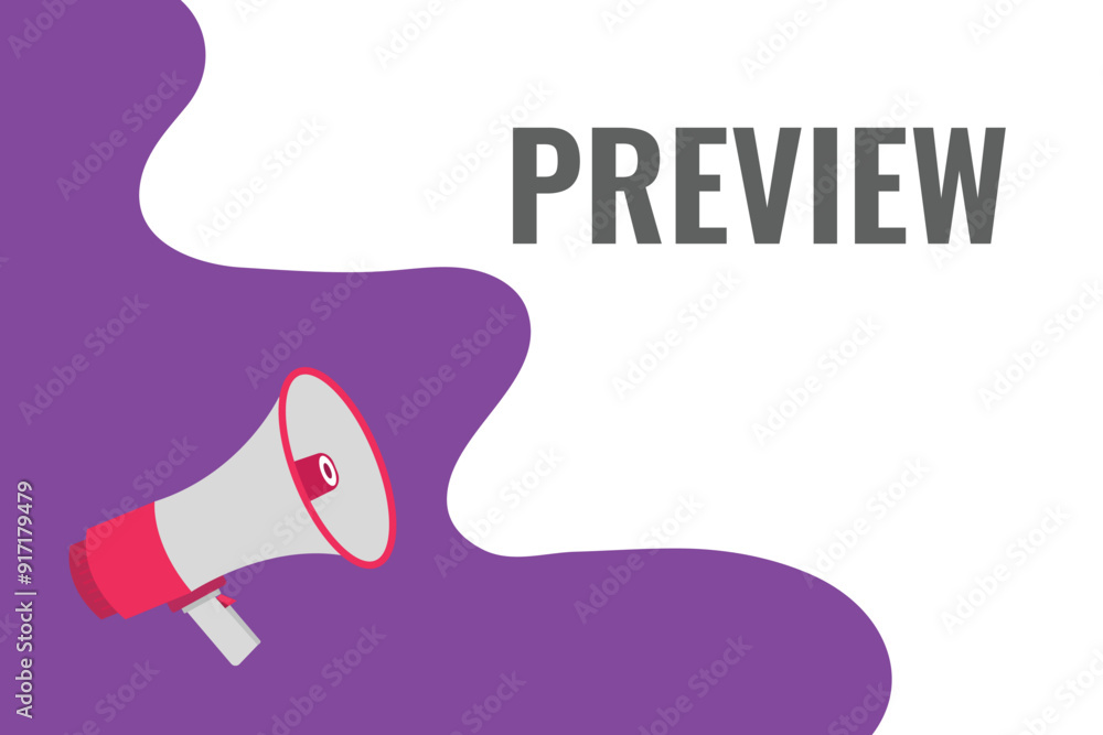 Фотография preview button, banner, label, template for website