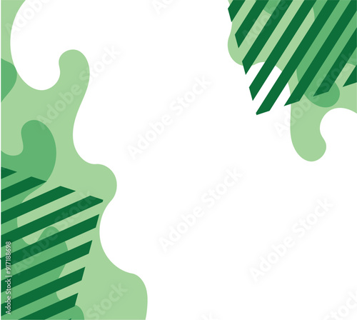 green frame background
