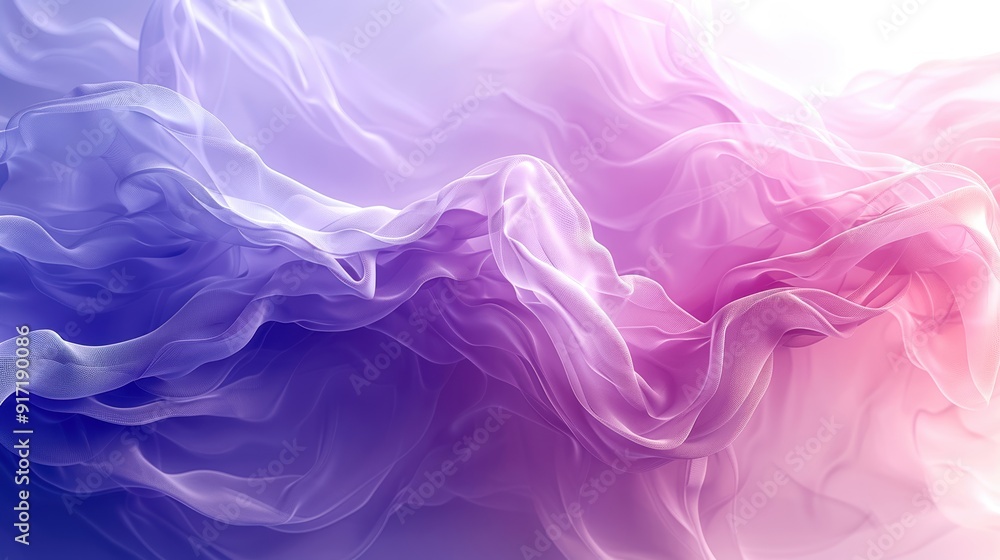 Abstract gradient of purple and pink silk-like waves with a soft and flowing texture, creating an ethereal and dreamy visual effect. Abstract gradient of purple and pink silk-like waves with a soft and flowing texture, creating an ethereal and dreamy visual effect.