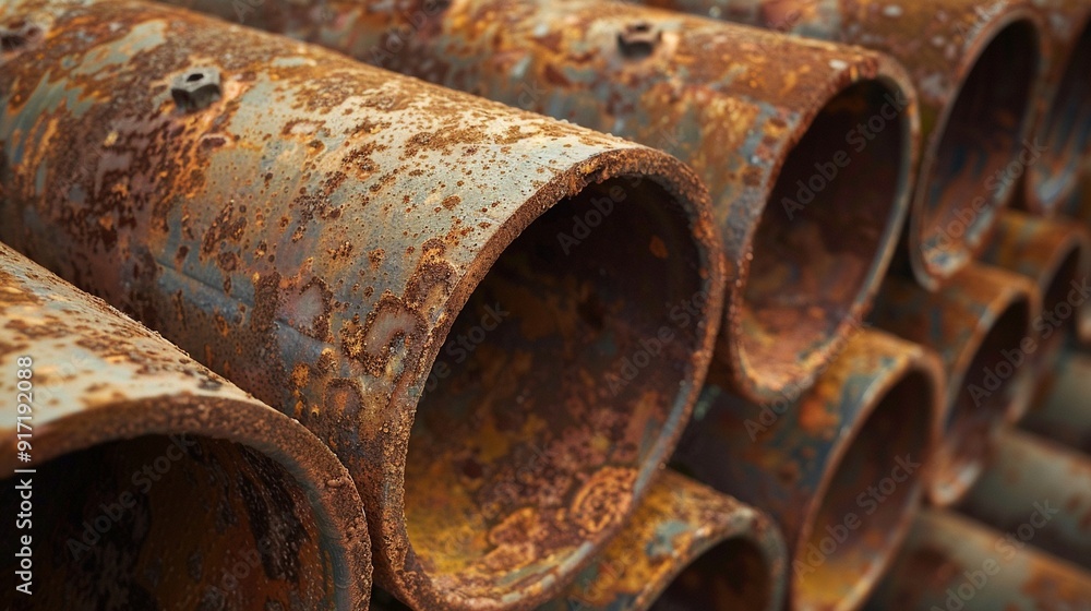 Industrial background with rusty pipes. Industrial background with rusty pipes.