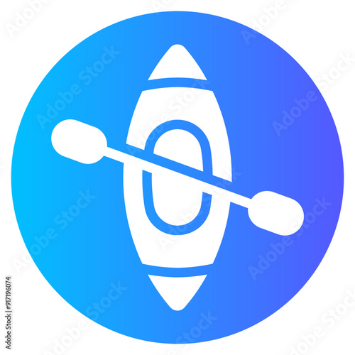 kayak gradient icon