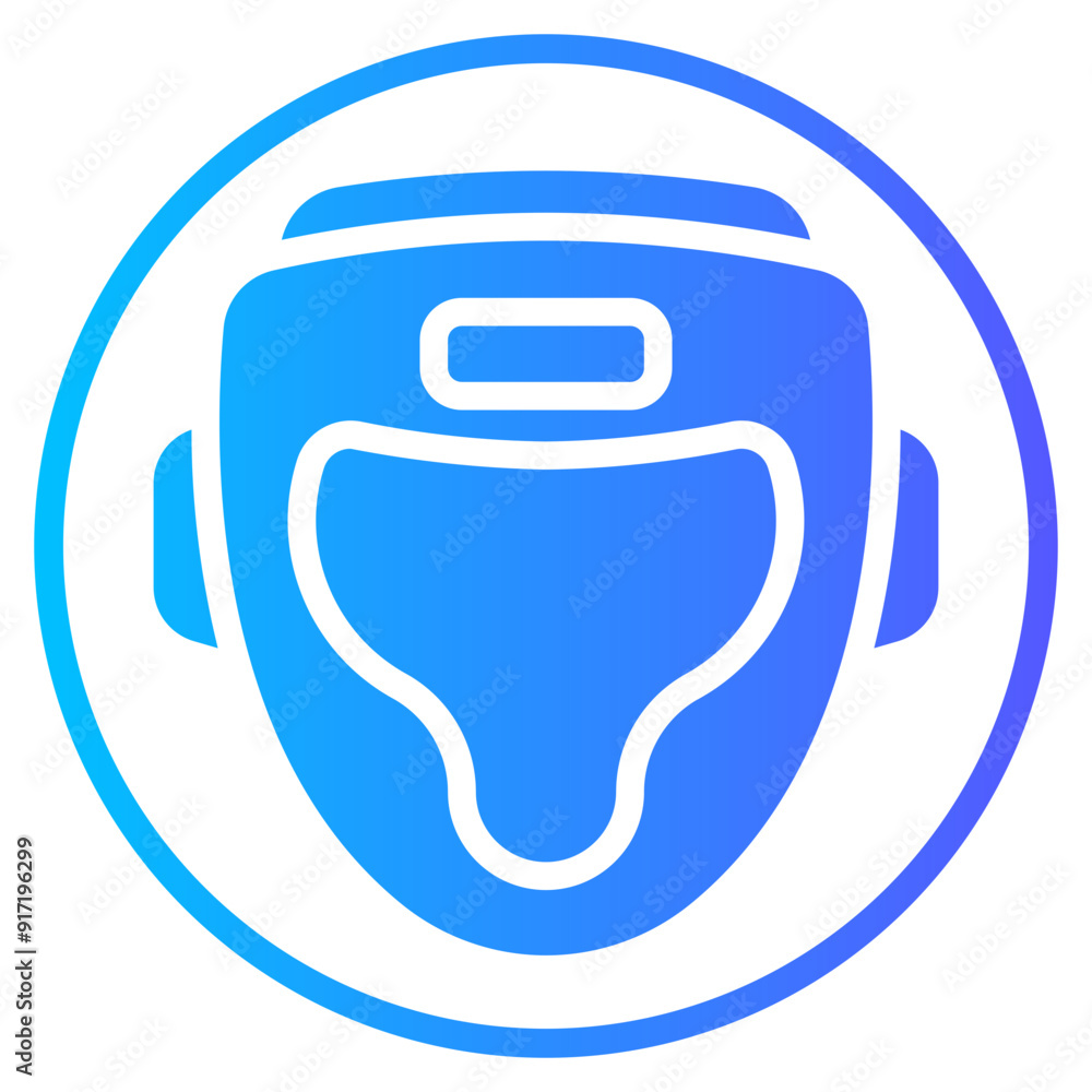 boxing gradient icon boxing gradient icon