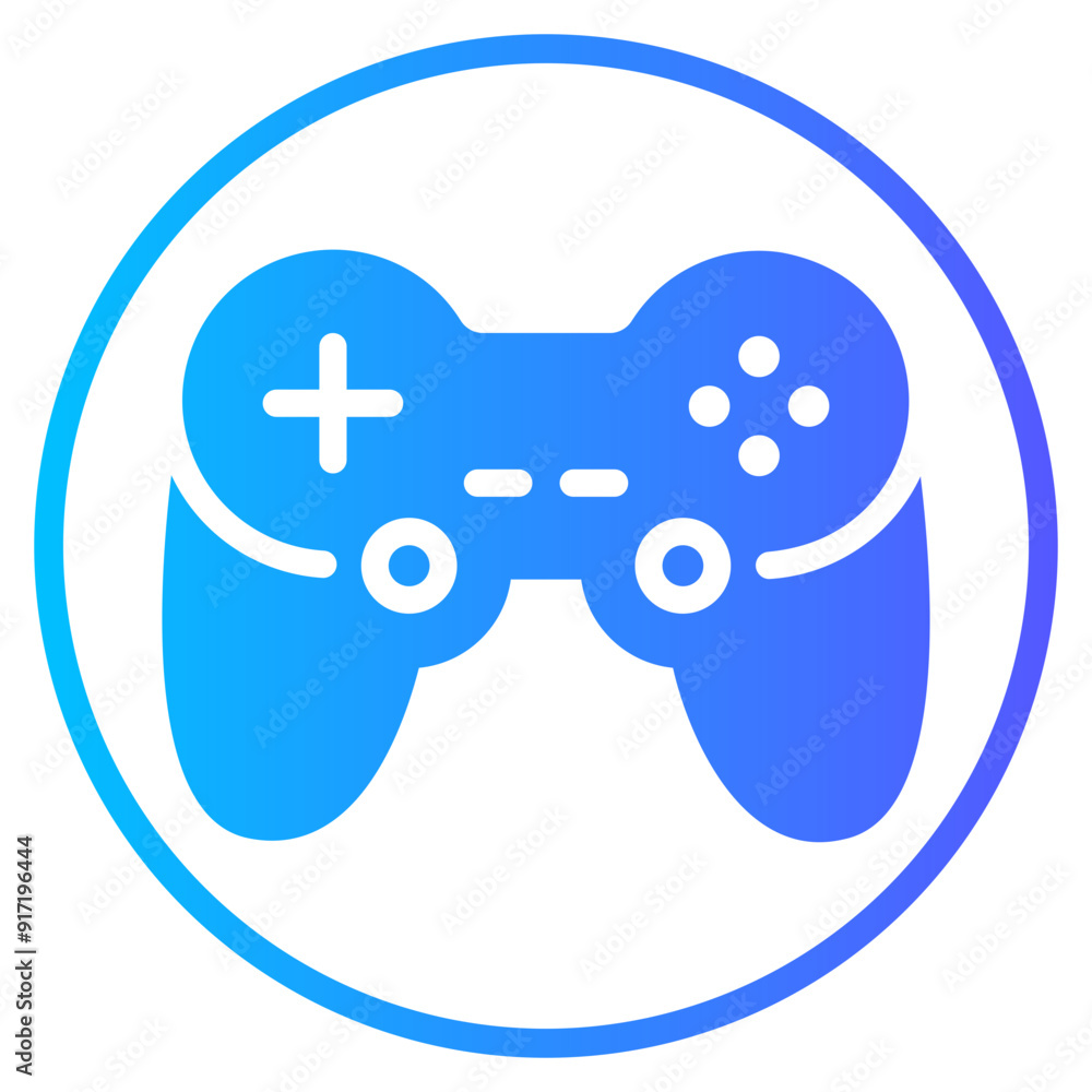 joystick gradient icon joystick gradient icon