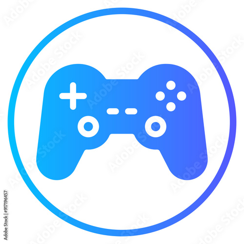 joystick gradient icon