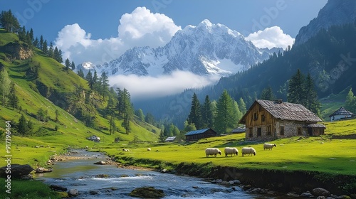 Wallpaper Mural Serene Wilderness Torontodigital.ca