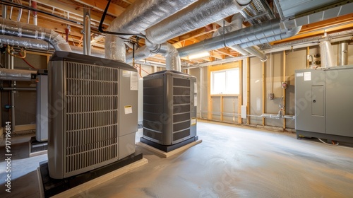 Wallpaper Mural Home HVAC system installed in basement Torontodigital.ca