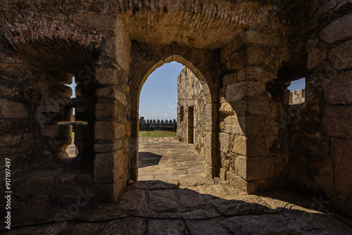 Medieval town of Santa Maria da Feira in Portugal