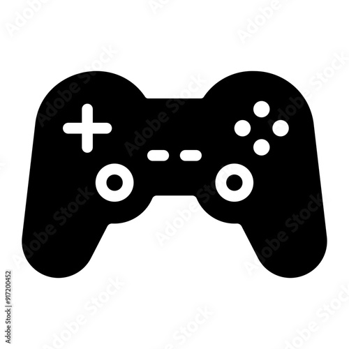 joystick glyph icon
