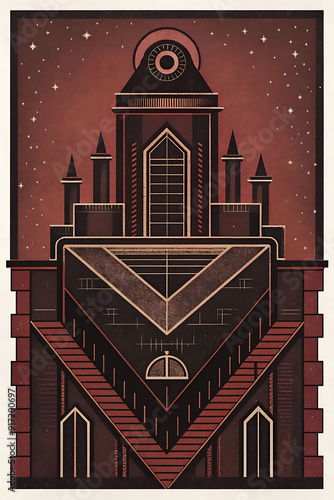 illustration of an building